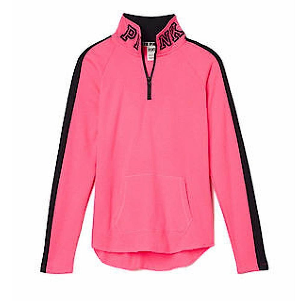 PINK | Victoria’s Secret pink half zip pullover XS
